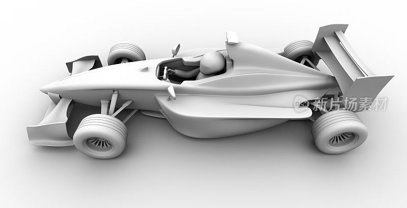 3D F1赛车